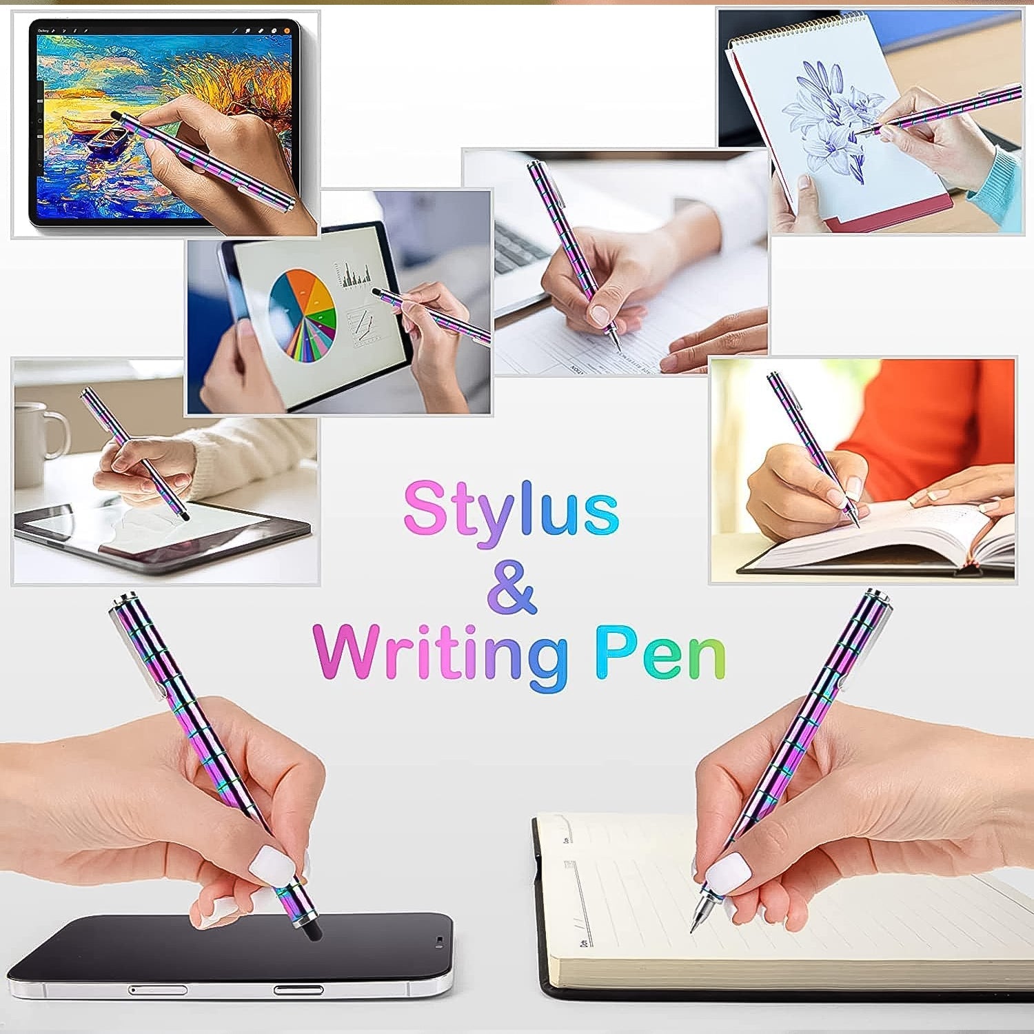 Multifunction Writing Magnetic Metal Pen, Office Magnet Pen (1 Pc) Multifunction Writing Magnetic Metal Pen, Office Magnet Pen (1 Pc)